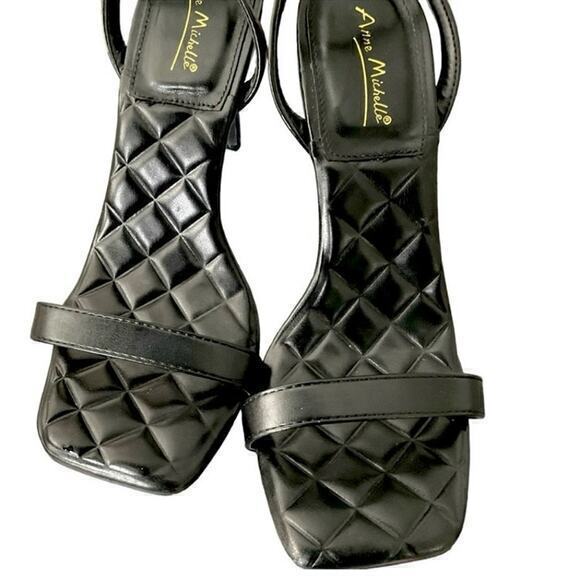 New Evermore Open Toe Ankle Strap Heels - 9 - Picture 7 of 8